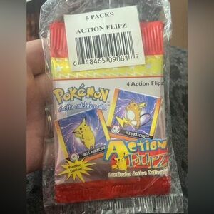 Pokemon Action Flipz 5 Pack Sealed